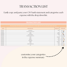 Load image into Gallery viewer, Google Sheets Monthly Budget Spreadsheet!
